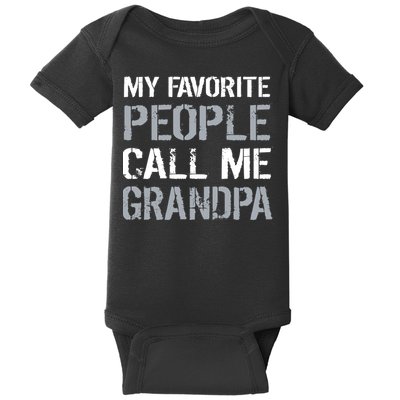 My Favorite People Call Me Grandpa Baby Bodysuit