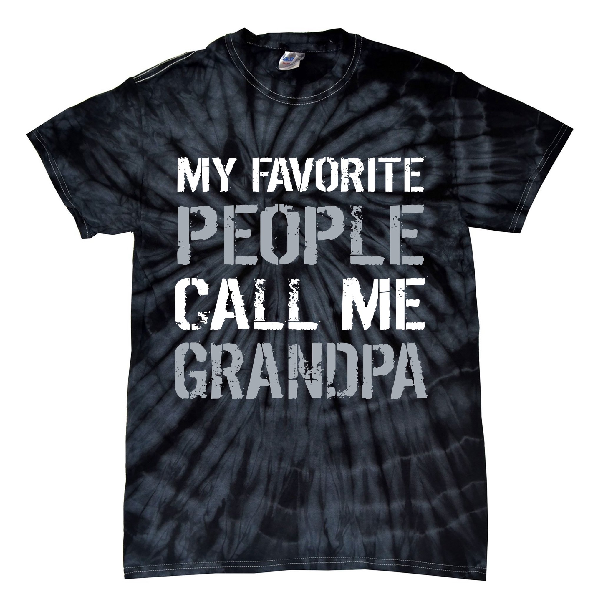 My Favorite People Call Me Grandpa Tie-Dye T-Shirt