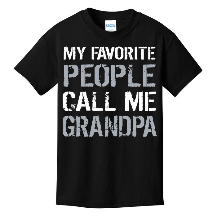 My Favorite People Call Me Grandpa Kids T-Shirt