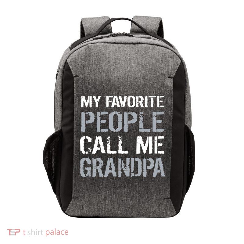 My Favorite People Call Me Grandpa Vector Backpack