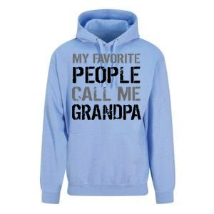 My Favorite People Call Me Grandpa Unisex Surf Hoodie