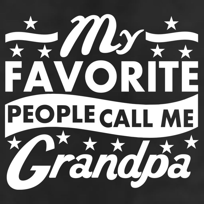 My Favorite People Call Me Grandpa Father's Day Adult Drive Performance Visor