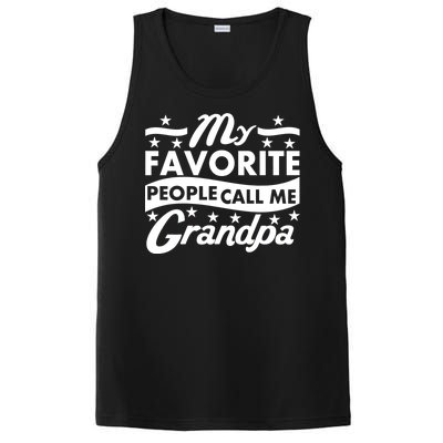 My Favorite People Call Me Grandpa Father's Day PosiCharge Competitor Tank