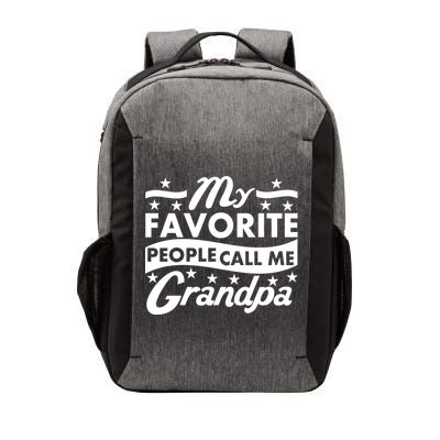 My Favorite People Call Me Grandpa Father's Day Vector Backpack
