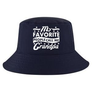 My Favorite People Call Me Grandpa Father's Day Cool Comfort Performance Bucket Hat