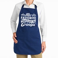 My Favorite People Call Me Grandpa Father's Day Apron