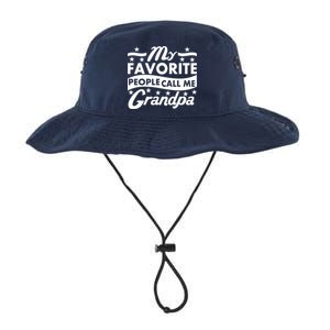 My Favorite People Call Me Grandpa Father's Day Legacy Cool Fit Booney Bucket Hat