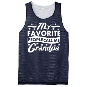 My Favorite People Call Me Grandpa Father's Day Mesh Reversible Basketball Jersey Tank