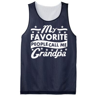 My Favorite People Call Me Grandpa Father's Day Mesh Reversible Basketball Jersey Tank