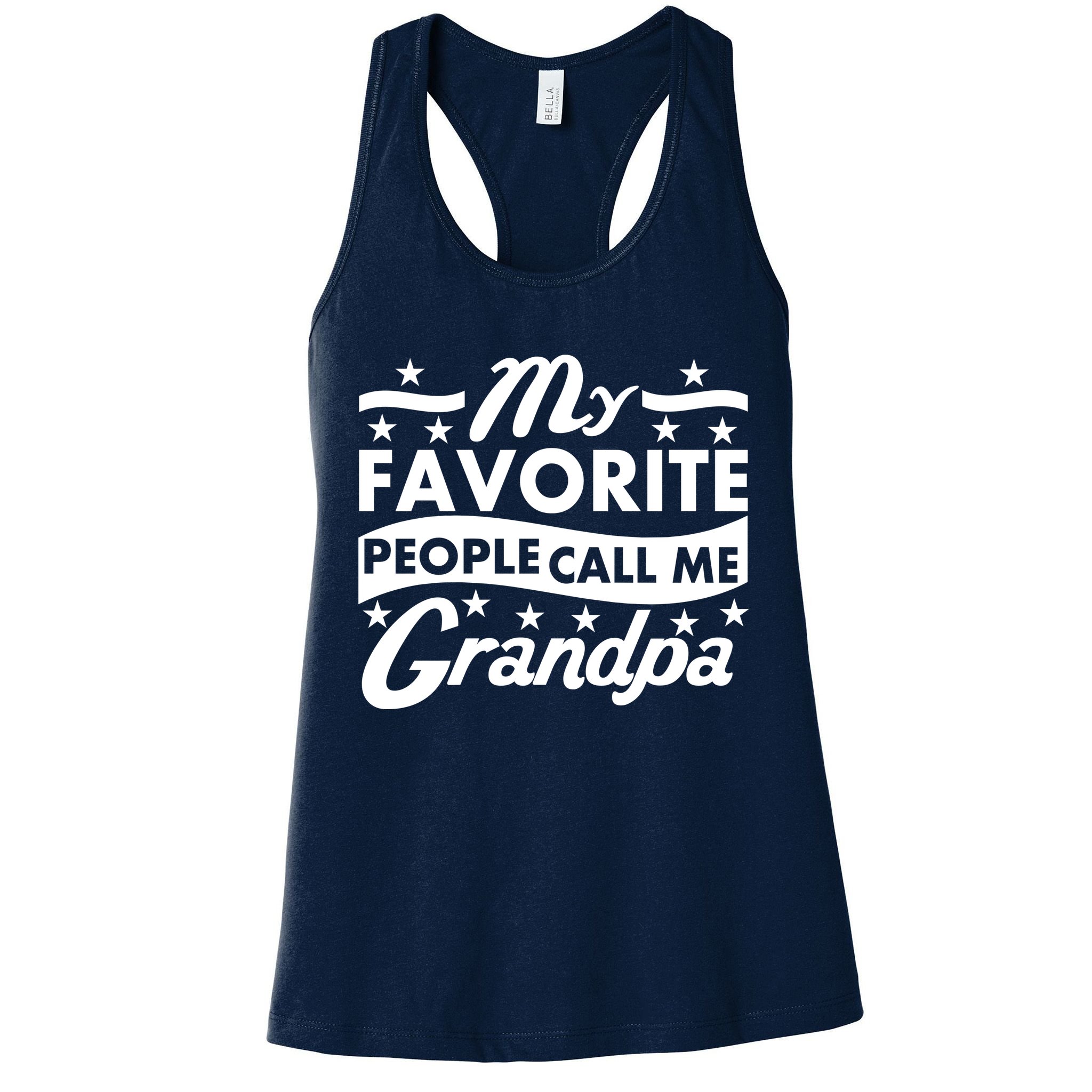 My Favorite People Call Me Grandpa Father's Day Womens Tank Top