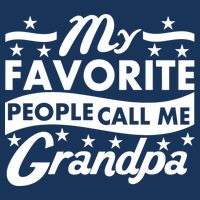 My Favorite People Call Me Grandpa Father's Day Women's V-Neck T-Shirt
