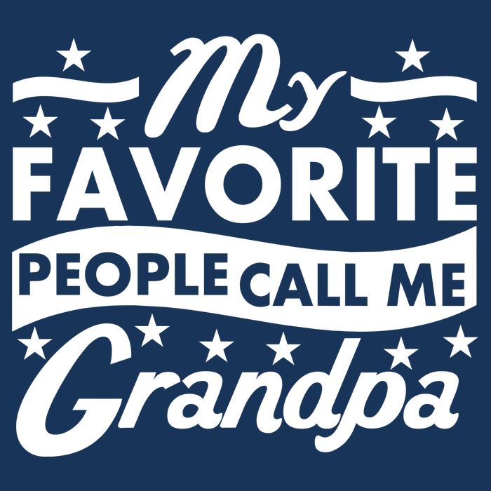 My Favorite People Call Me Grandpa Father's Day Women's V-Neck T-Shirt