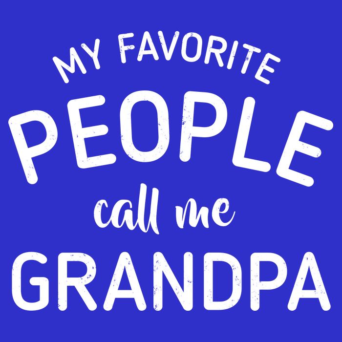 My Favorite People Call Me Grandpa Funny Women's V-Neck T-Shirt