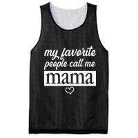 My Favorite People Call Me Mama Mesh Reversible Basketball Jersey Tank