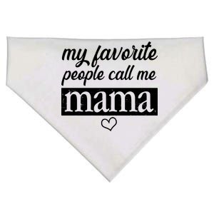 My Favorite People Call Me Mama USA-Made Doggie Bandana