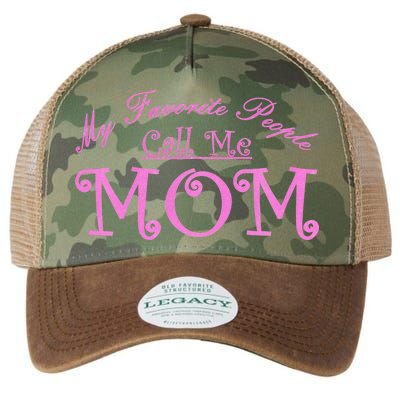 My Favorite People Call Me Mom Legacy Tie Dye Trucker Hat