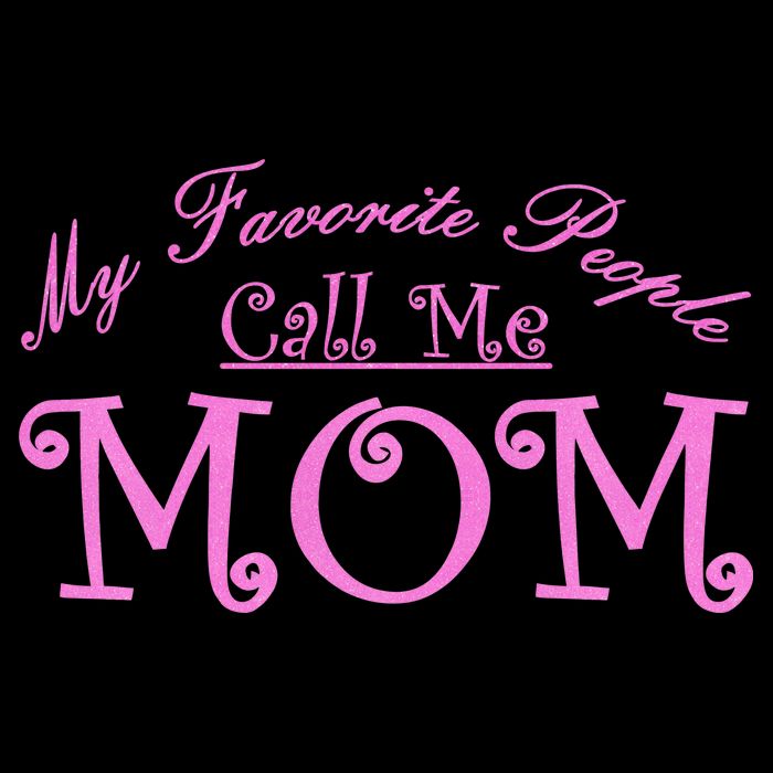 My Favorite People Call Me Mom Drawstring Bag