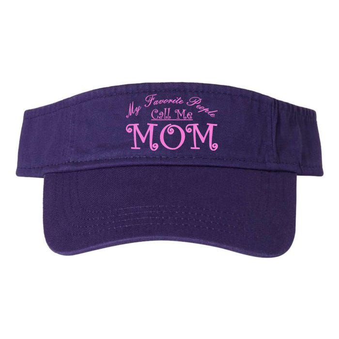 My Favorite People Call Me Mom Valucap Bio-Washed Visor