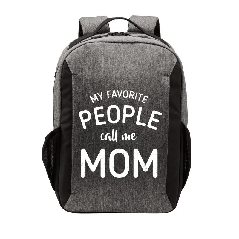 My Favorite People Call Me Mom Funny Vector Backpack