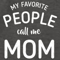 My Favorite People Call Me Mom Funny Vector Backpack