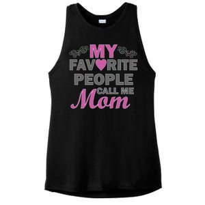 My Favorite People Call Me Mom1 Ladies PosiCharge Tri-Blend Wicking Tank