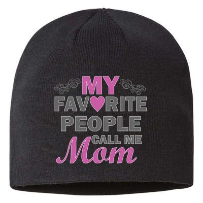 My Favorite People Call Me Mom1 Sustainable Beanie