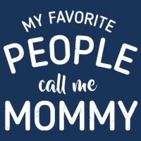 My Favorite People Call Me Mommy Drawstring Bag