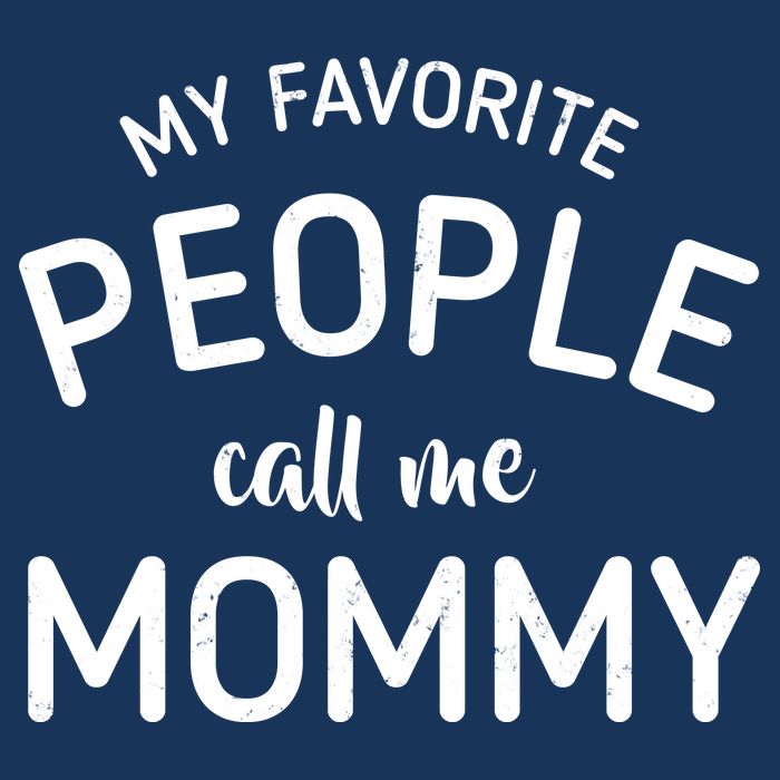 My Favorite People Call Me Mommy Drawstring Bag
