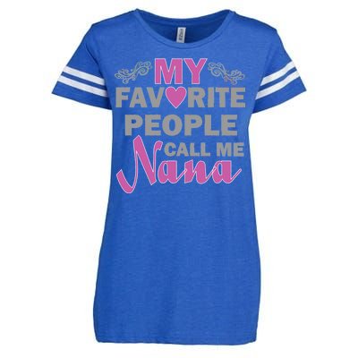 My Favorite People Call Me Nana Funny Enza Ladies Jersey Football T-Shirt