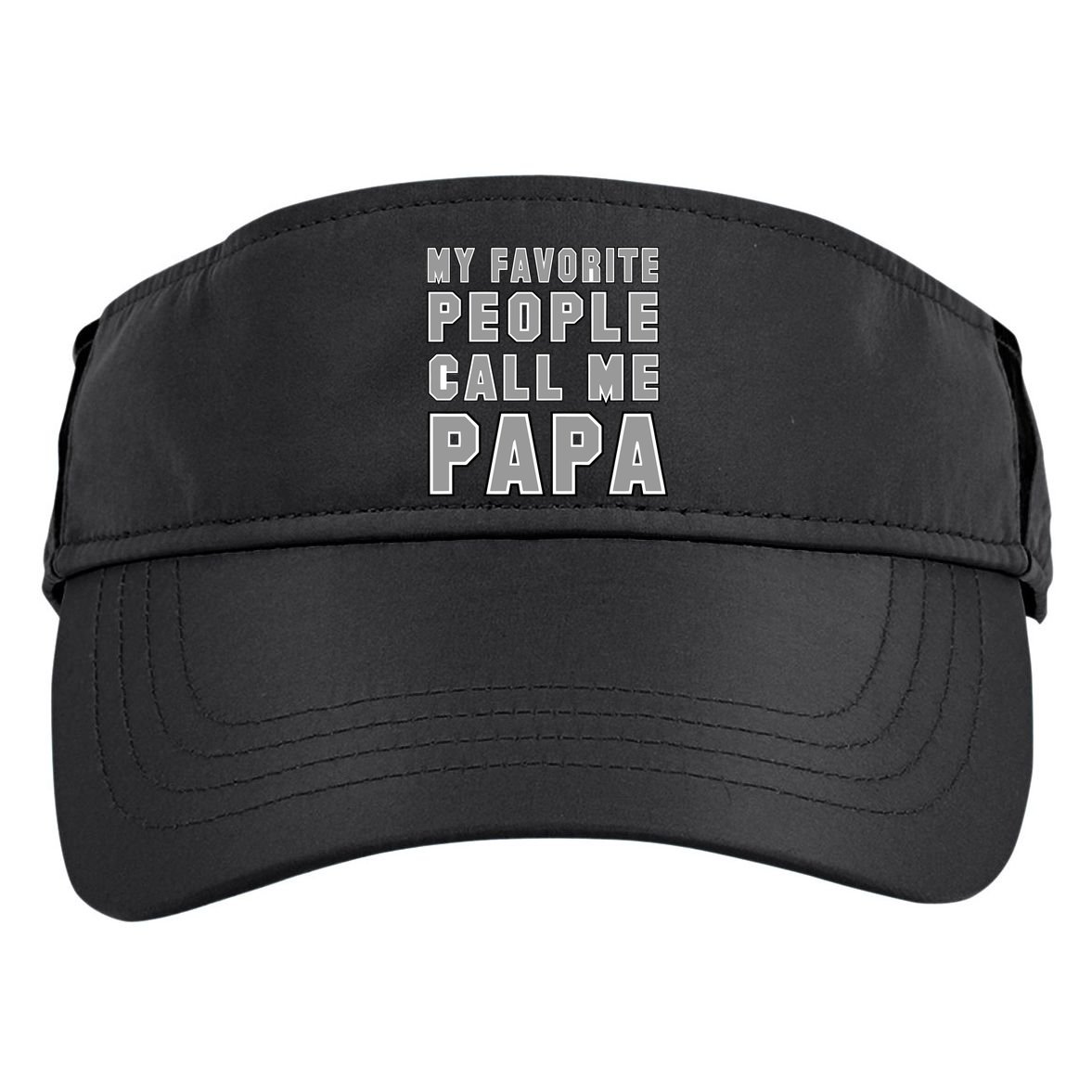 My Favorite People Call Me Papa Adult Drive Performance Visor