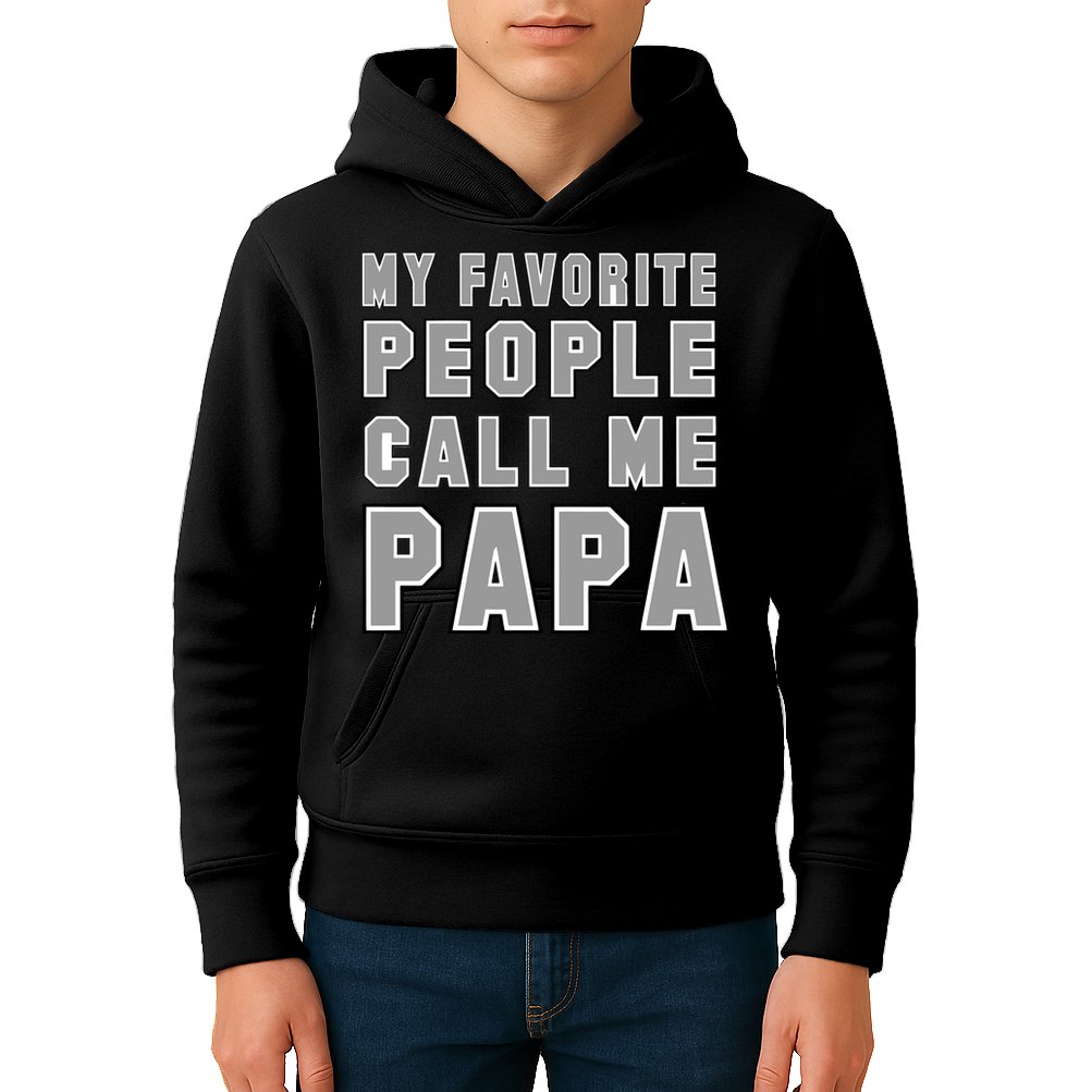 My Favorite People Call Me Papa Kids Hoodie