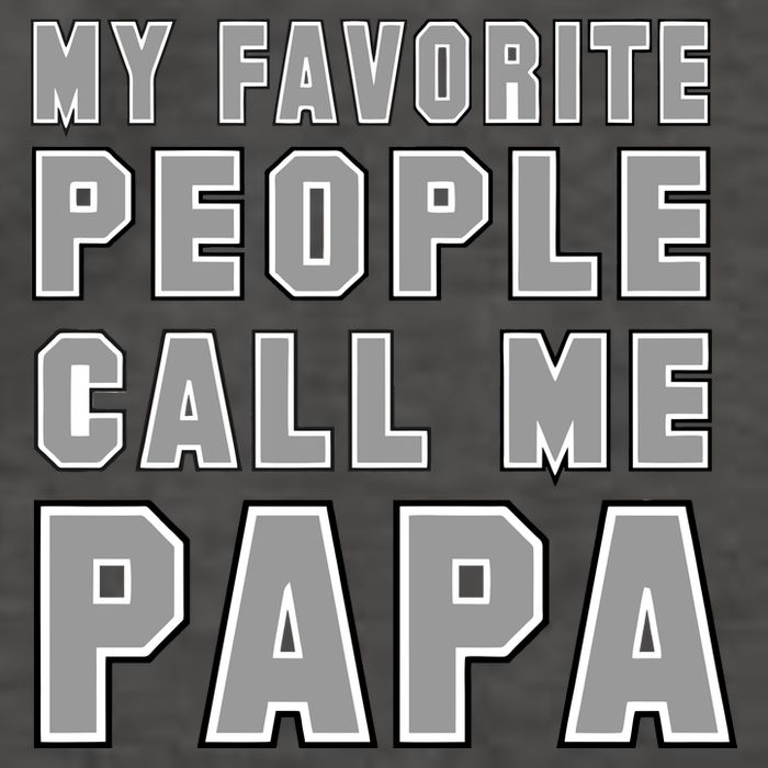 My Favorite People Call Me Papa Vector Backpack