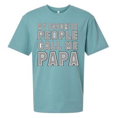 My Favorite People Call Me Papa Sueded Cloud Jersey T-Shirt