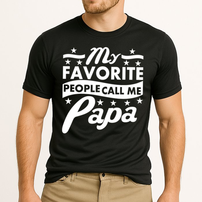 My Favorite People Call Me Papa Father's Day Cooling Performance Crew T-Shirt