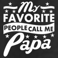 My Favorite People Call Me Papa Father's Day Adult Drive Performance Visor