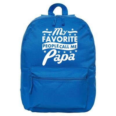 My Favorite People Call Me Papa Father's Day 16 in Basic Backpack