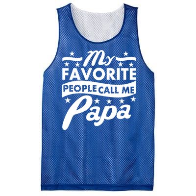 My Favorite People Call Me Papa Father's Day Mesh Reversible Basketball Jersey Tank