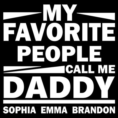 My Favorite People Call Me Personalize Family T-Shirt