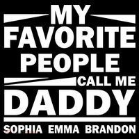 My Favorite People Call Me Personalize Family City Backpack