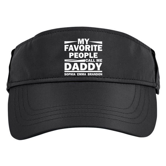 My Favorite People Call Me Personalize Family Adult Drive Performance Visor