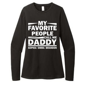 My Favorite People Call Me Personalize Family Womens CVC Long Sleeve Shirt