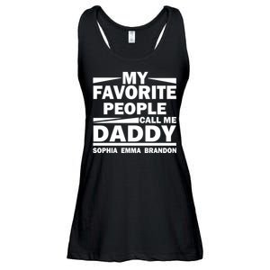 My Favorite People Call Me Personalize Family Ladies Essential Flowy Tank