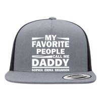 My Favorite People Call Me Personalize Family Flat Bill Trucker Hat