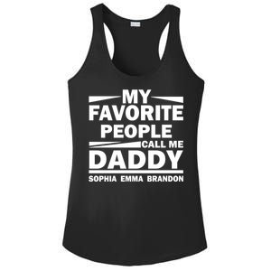 My Favorite People Call Me Personalize Family Ladies PosiCharge Competitor Racerback Tank