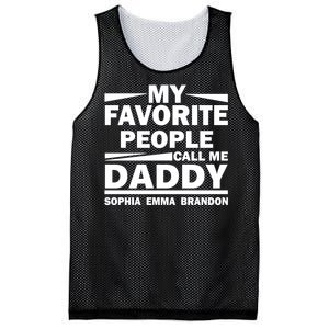 My Favorite People Call Me Personalize Family Mesh Reversible Basketball Jersey Tank