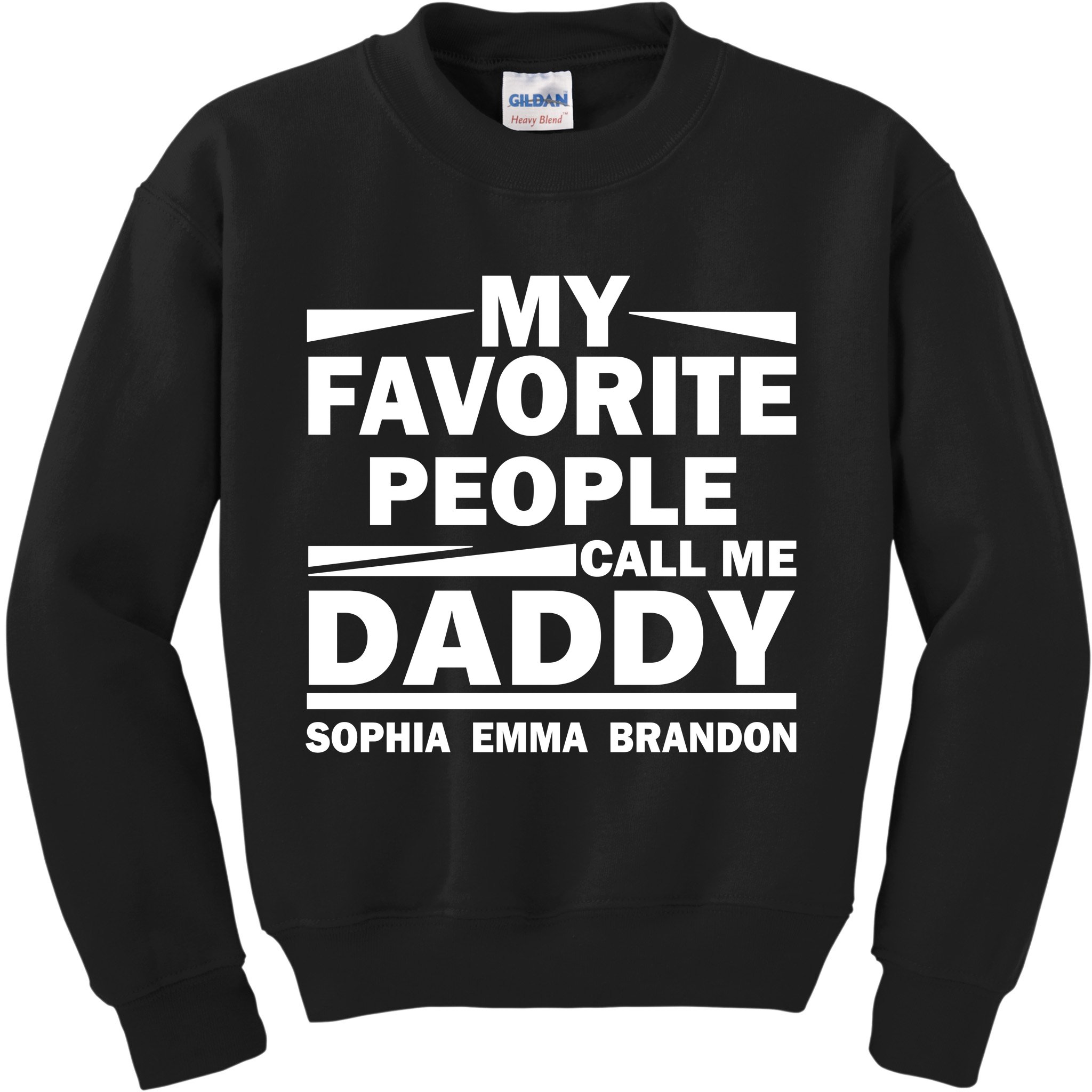 My Favorite People Call Me Personalize Family Kids Sweatshirt