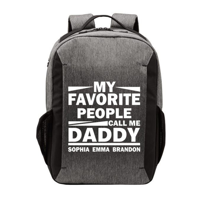 My Favorite People Call Me Personalize Family Vector Backpack