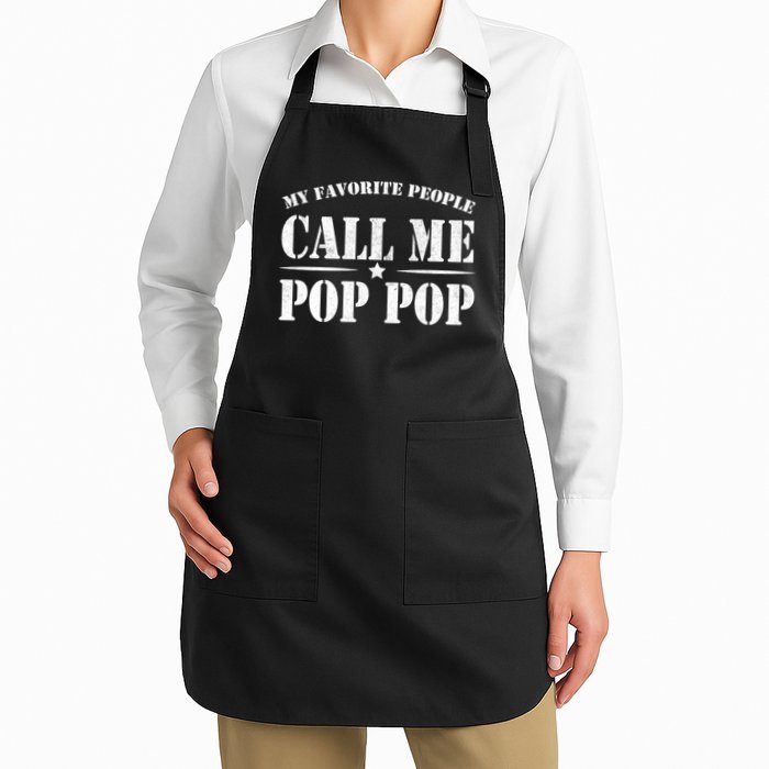 My Favorite People Call Me Pop Pop Apron