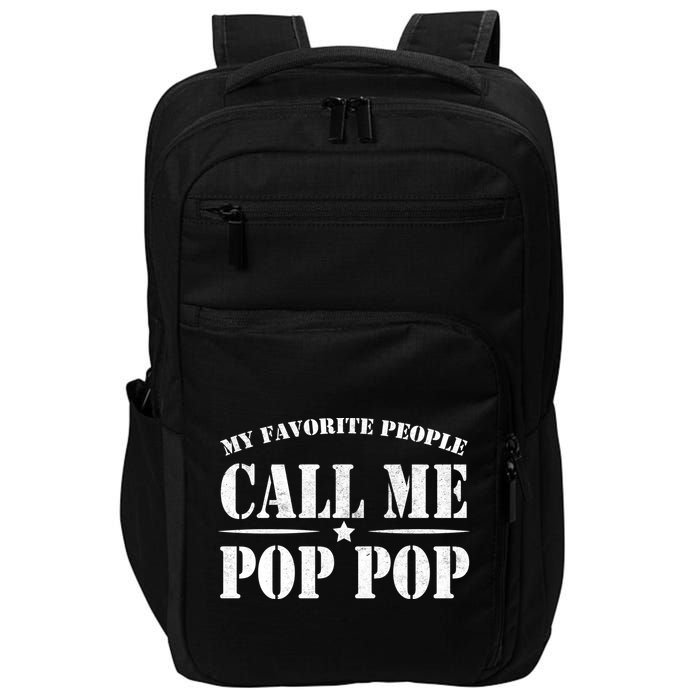 My Favorite People Call Me Pop Pop Impact Tech Backpack