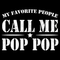 My Favorite People Call Me Pop Pop 16 in Basic Backpack